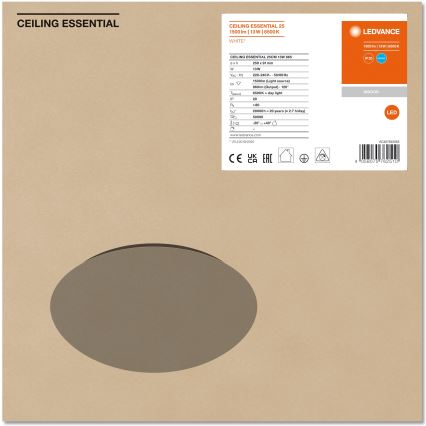 Ledvance - Iluminação de teto LED ESSENTIAL LED/13W/230V 6500K