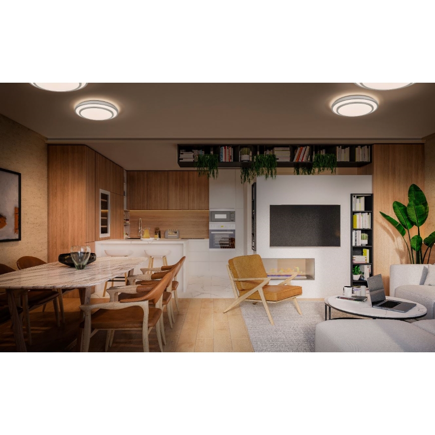 Ledvance - Iluminação de teto LED ORBIS BERLIN LED/36W/230V prateado