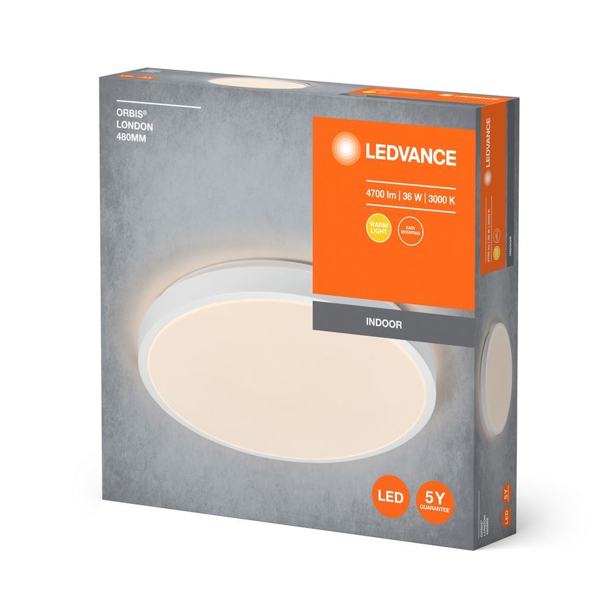 Ledvance - Iluminação de teto LED ORBIS LONDON LED/36W/230V branco