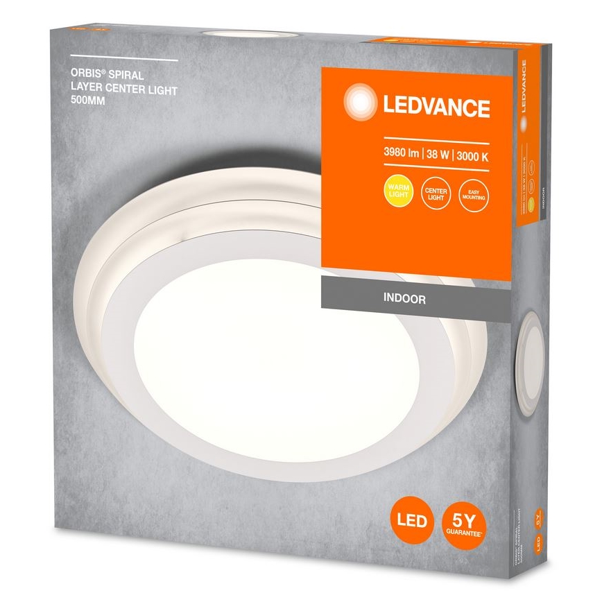 Ledvance - Iluminação de teto LED ORBIS SPIRAL LED/38W/230V