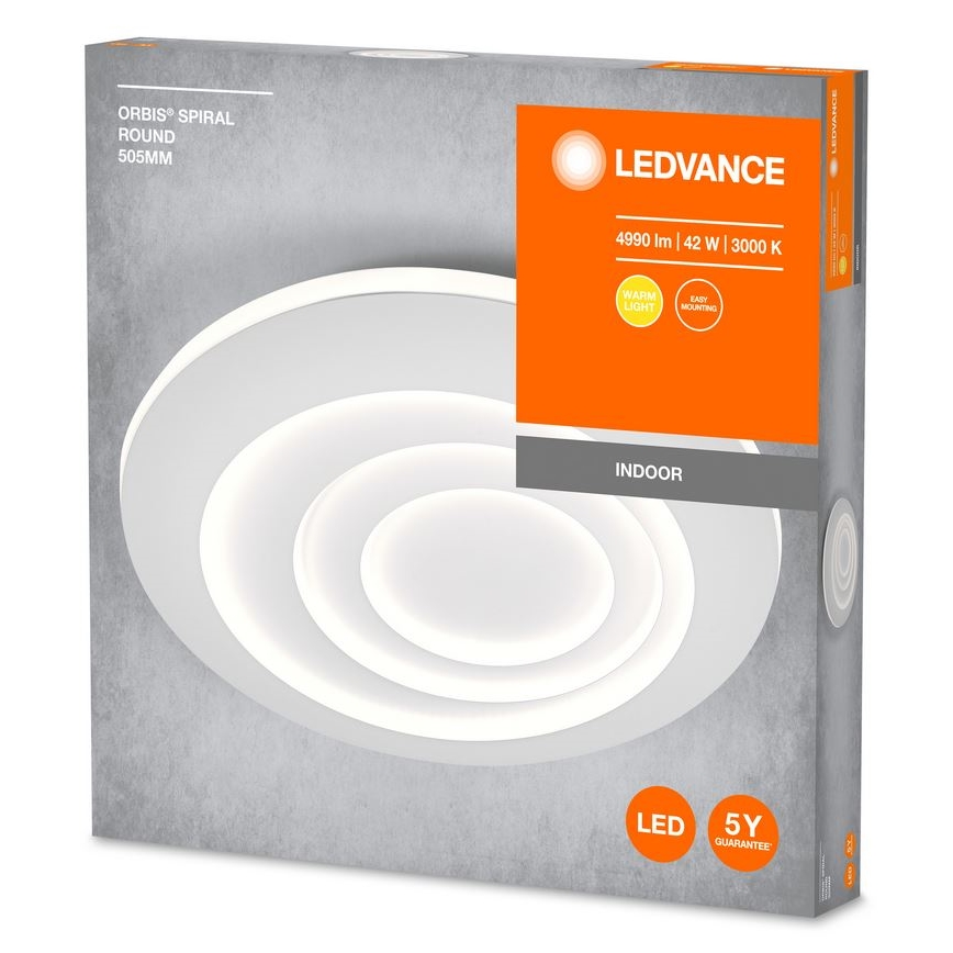 Ledvance - Iluminação de teto LED ORBIS SPIRAL LED/42W/230V