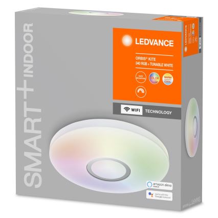 Ledvance - Iluminação LED RGB com regulação SMART+ KITE LED/18W/230V 3,000K-6,500K Wi-Fi