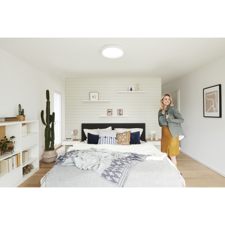 Ledvance - Iluminação de teto LED RGBW com regulação SMART+ CIRCLE LED/28W/230V 3000-6500K Wi-Fi