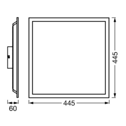 Ledvance - Iluminação de teto LED RGBW com regulação SMART+ MAGIC LED/24W/230V 2700-6500K Wi-Fi + comando
