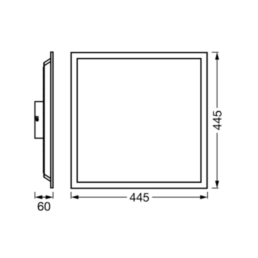 Ledvance - Iluminação de teto LED RGBW com regulação SMART+ MAGIC LED/24W/230V 2700-6500K Wi-Fi + comando