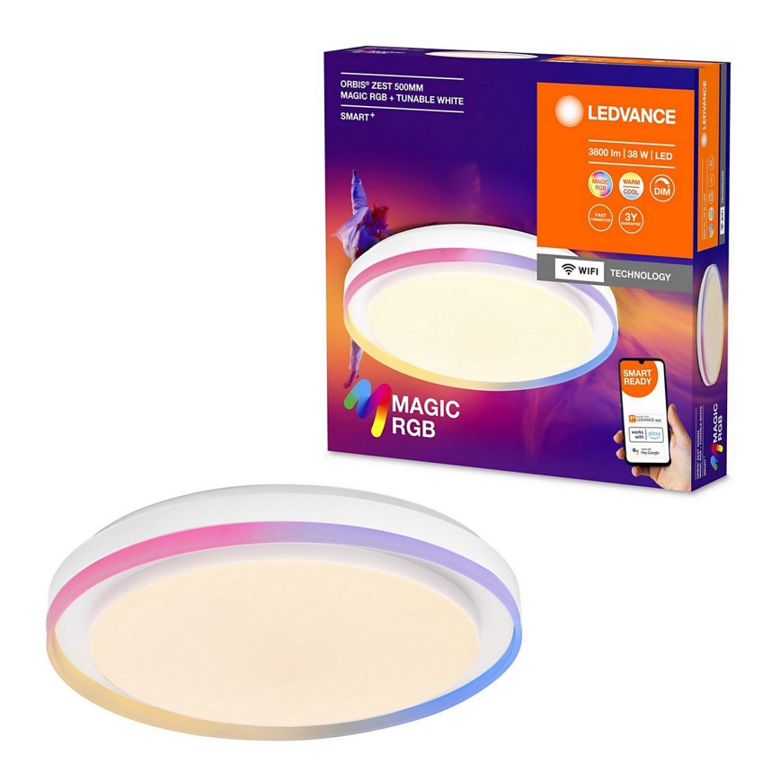 Ledvance - Iluminação de teto LED RGBW com regulação SMART+ MAGIC LED/38W/230V  2700-6500K Wi-Fi