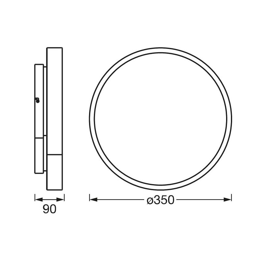 Ledvance - Iluminação de teto LED RGBW com regulação SMART+ ORBIS LED/28W/230V Wi-Fi