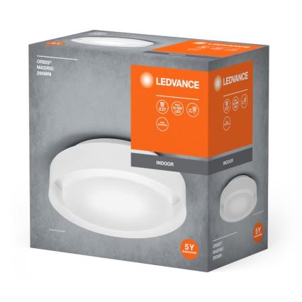 Ledvance - Iluminação de teto ORBIS MADRID 2xE27/10W/230V branco