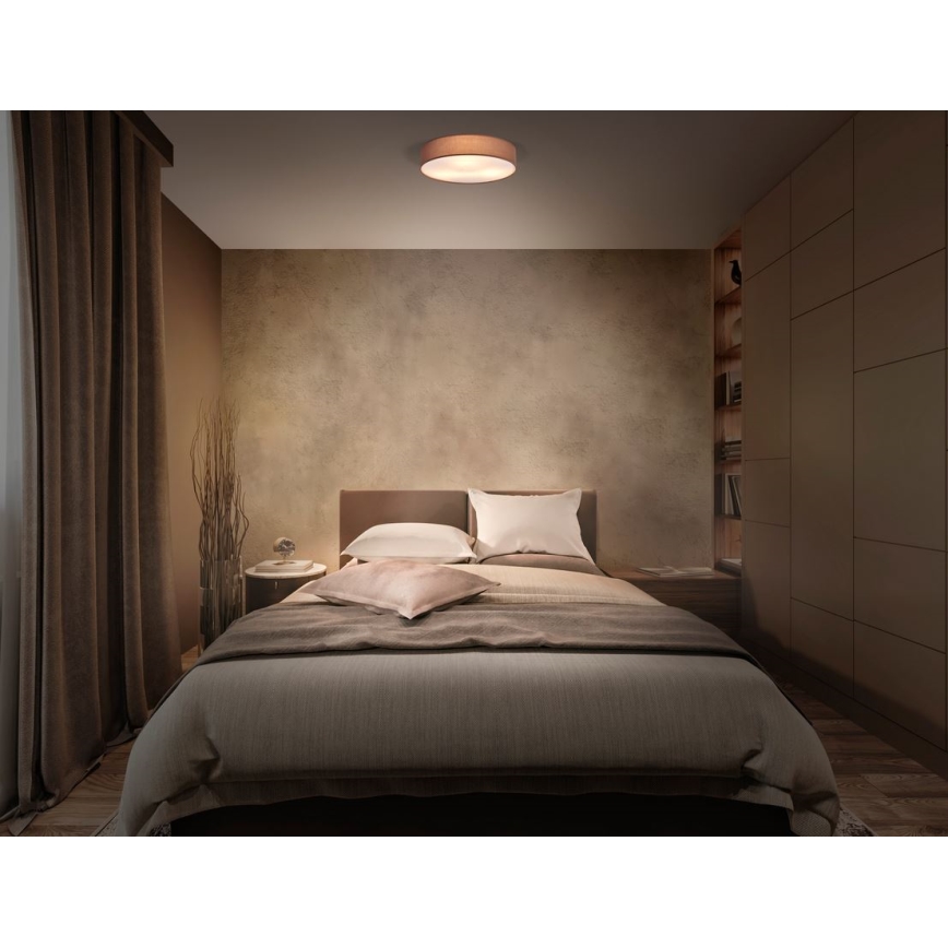 Ledvance - Iluminação de teto ORBIS PARIS 1xE27/25W/230V castanho