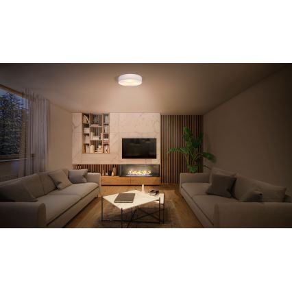 Ledvance - Iluminação de teto ORBIS PARIS 2xE27/25W/230V branco