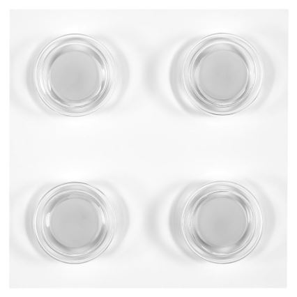 Ledvance - Iluminação de teto para casa de banho LED ORBIS FLAME 4xLED/5,5W/230V 3000/4000K IP44 branco