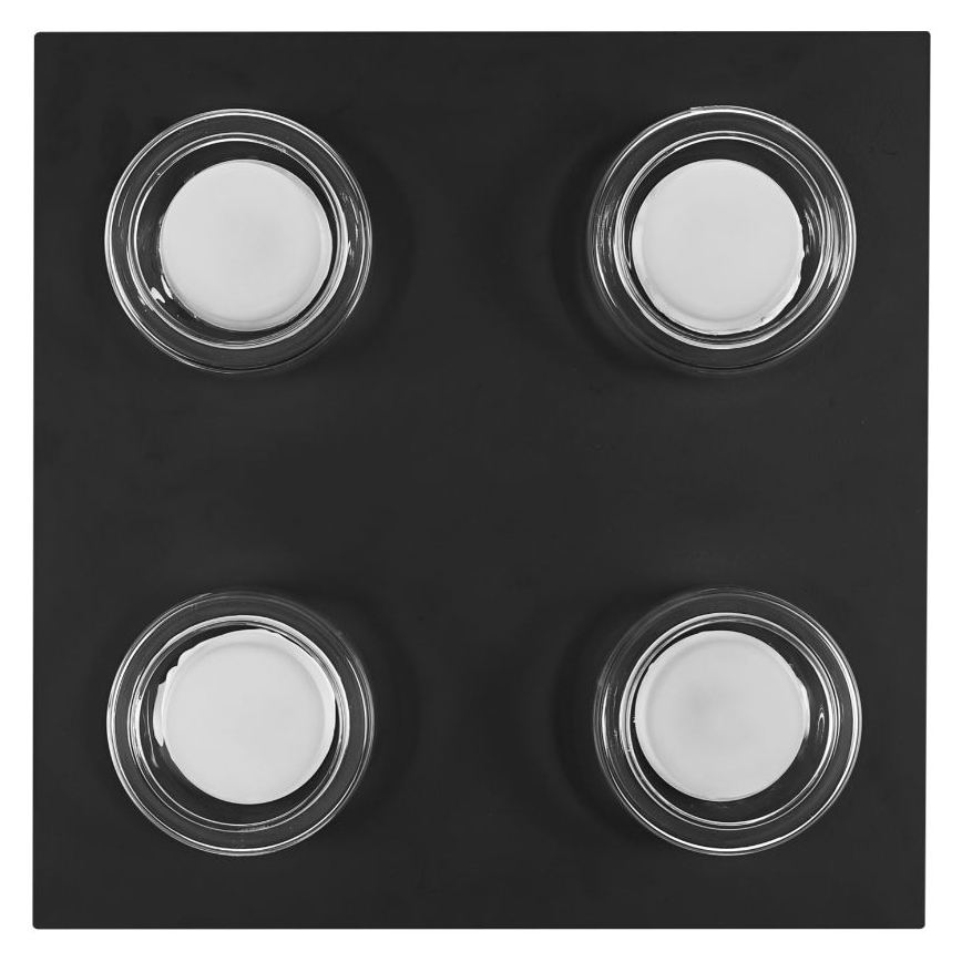 Ledvance - Iluminação de teto para casa de banho LED ORBIS FLAME 4xLED/5,5W/230V 3000/4000K IP44 preto