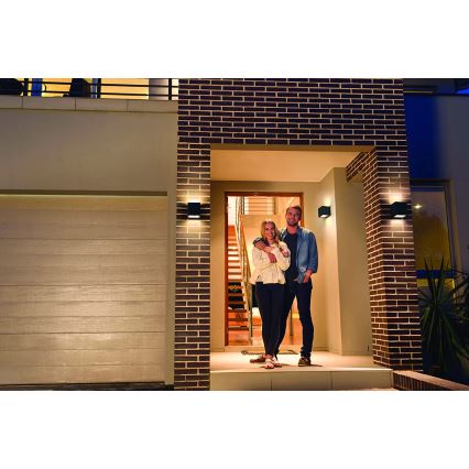 Ledvance - Iluminação de parede exterior LED RGBW com regulação SMART+ BRICK LED/14W/230V Wi-Fi IP44