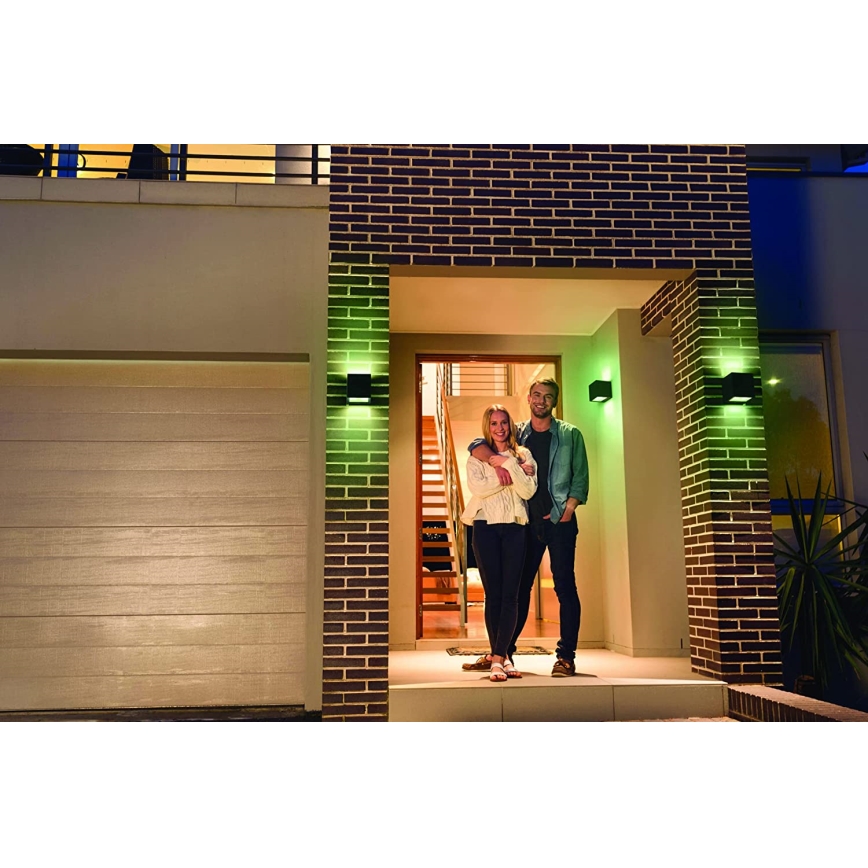 Ledvance - Iluminação de parede exterior LED RGBW com regulação SMART+ BRICK LED/14W/230V Wi-Fi IP44