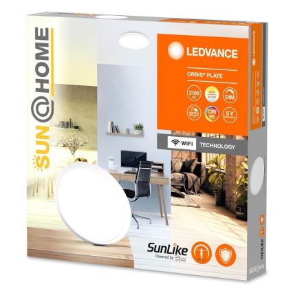 Ledvance -Iluminação de teto LED com regulação SUN@HOME LED/26W/230V 2200-5000K CRI 95 Wi-Fi
