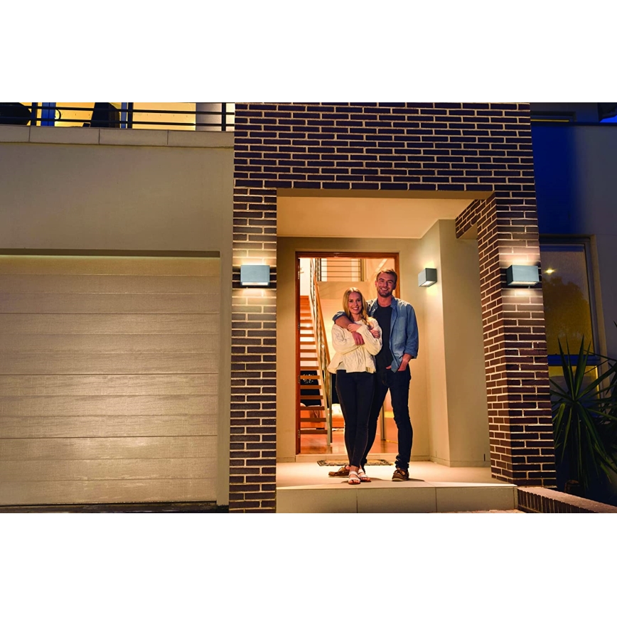 Ledvance - Iluminação de parede exterior LED RGBW com regulação SMART+ BRICK LED/14W/230V Wi-Fi IP44