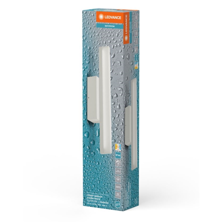 Ledvance - Iluminação para espelho LED táctil com regulação ORBIS MIRROR LED/6,8W/230V 40 cm 3000/4000K IP44