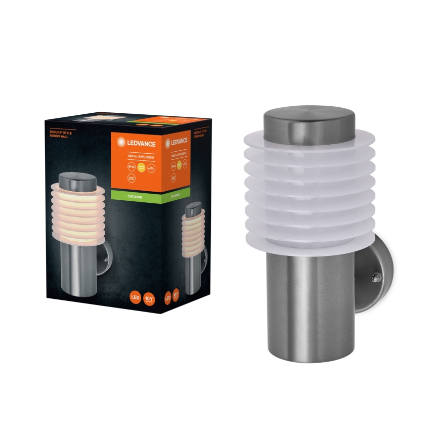 Ledvance - Iluminação para parede exterior LED RONDO LED/9W/230V IP44