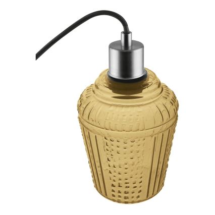 Ledvance - Iluminação suspensa JAR 1xE27/40W/230V laranja