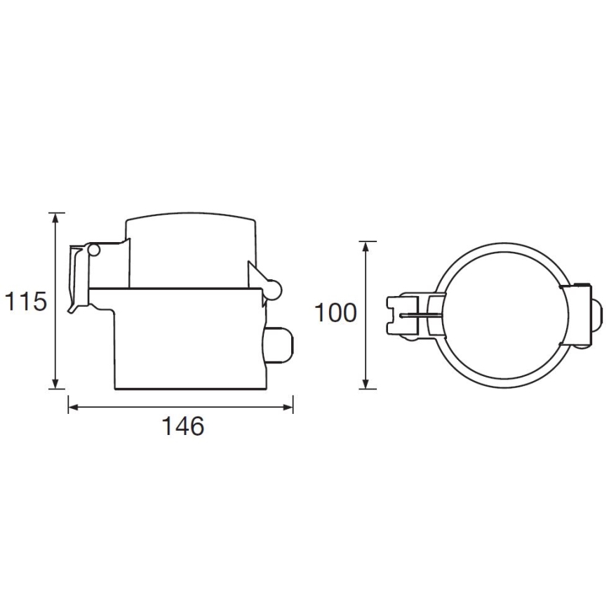 Ledvance - Inteligente exterior tomada SMART+ 3680W/230V/Tipo F/SCHUKO 16A IP44