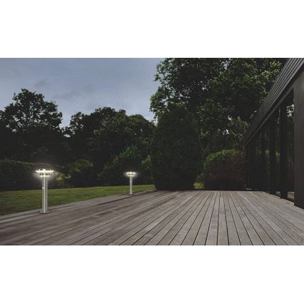 Ledvance - Lâmpada solar LED regulável com sensor CIRCLE LED/6W/3,2V 2200 mAh IP44