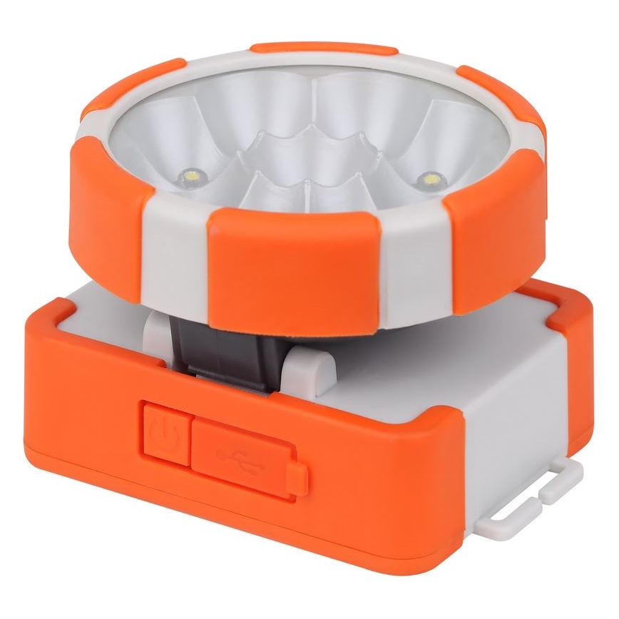 Ledvance - Lanterna de cabeça recarregável LED FLASHLIGHT LED/1,5W/5V 1200 mAh