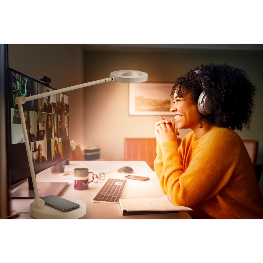 Ledvance - Candeeiro de mesa táctil LED com regulação SUN@HOME LED/20W/230V 2200-5000K CRI 95 Wi-Fi