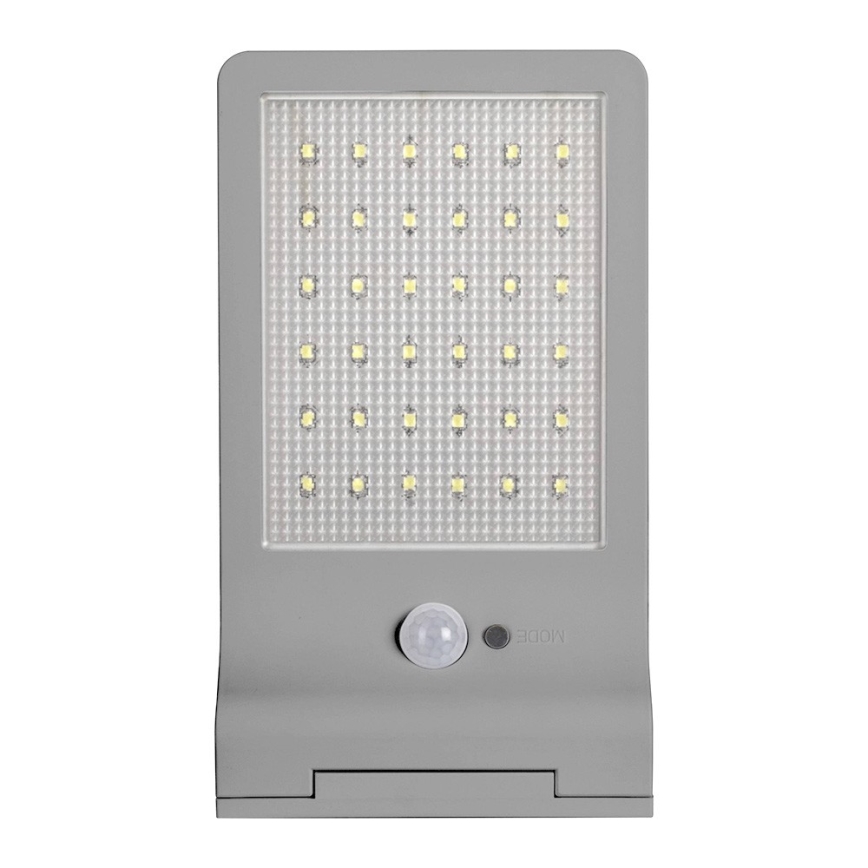Ledvance - Luminária de parede solar LED com sensor DOORLED LED/3W/3,3V 2000 mAh IP44
