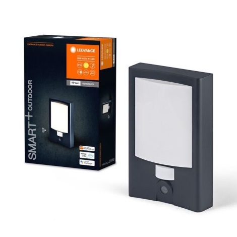 Ledvance - LED Regulação iluminação de parede exterior com sensor e câmara SMART+ LED/22W/230V IP44 Wi-Fi