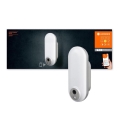 Ledvance - Luminária de parede exterior LED RGBW regulável com sensor e câmara SMART+ LED/15W/230V Wi-Fi IP44