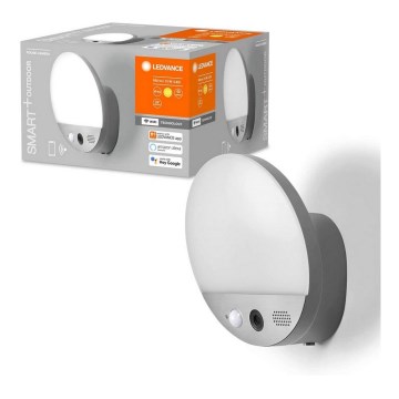 Ledvance - Luminária de parede LED exterior com sensor e câmara SMART+ LED/15W/230V Wi-Fi IP44
