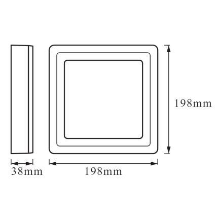 Ledvance - Luminária de teto LED RGB dimmerizável LED/19W/230V + controlo remoto
