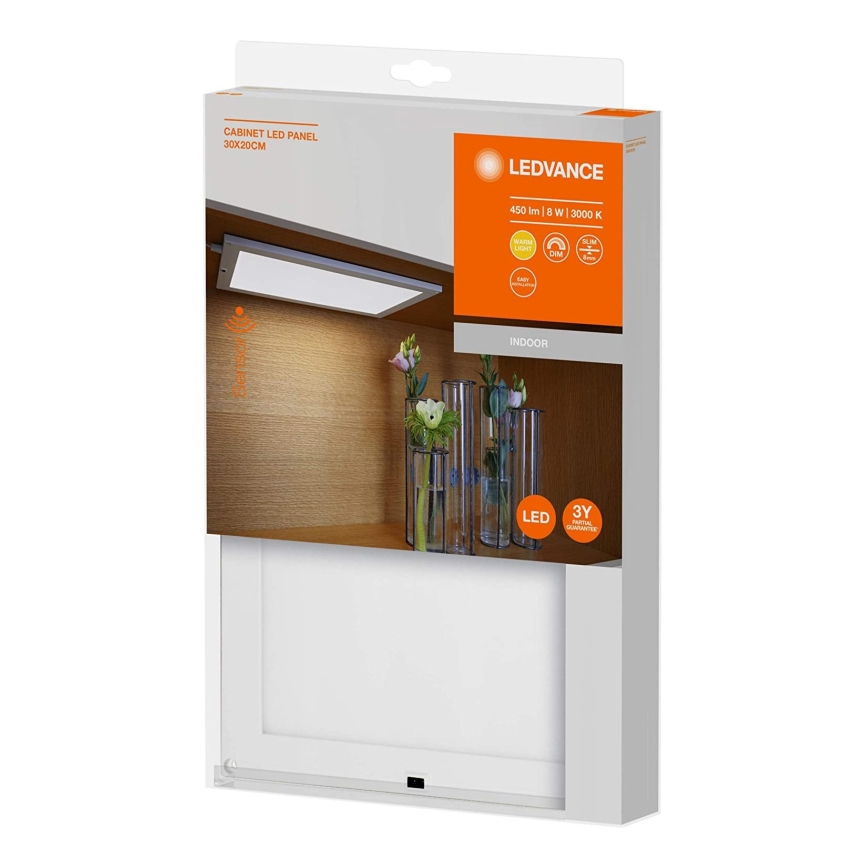 Ledvance - Luminária LED dimerizável sob armário com sensor CABINET LED/8W/230V 3000K