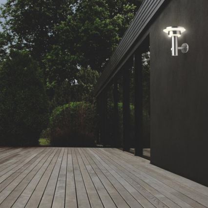 Ledvance - Luminária solar LED regulável com sensor de movimento e crepúsculo CIRCLE LED/6W/3,2V 2200 mAh IP44