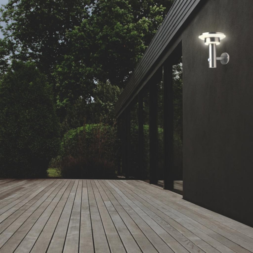 Ledvance - Luminária solar LED regulável com sensor de movimento e crepúsculo CIRCLE LED/6W/3,2V 2200 mAh IP44