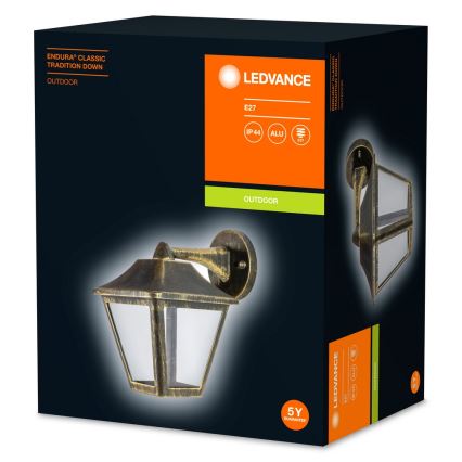 Ledvance - Luz de parede de exterior ENDURA 1xE27/60W/230V IP44