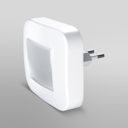 Ledvance - Luz noturna LED com sensor crepuscular LUNETTA LED/0,2W/230V