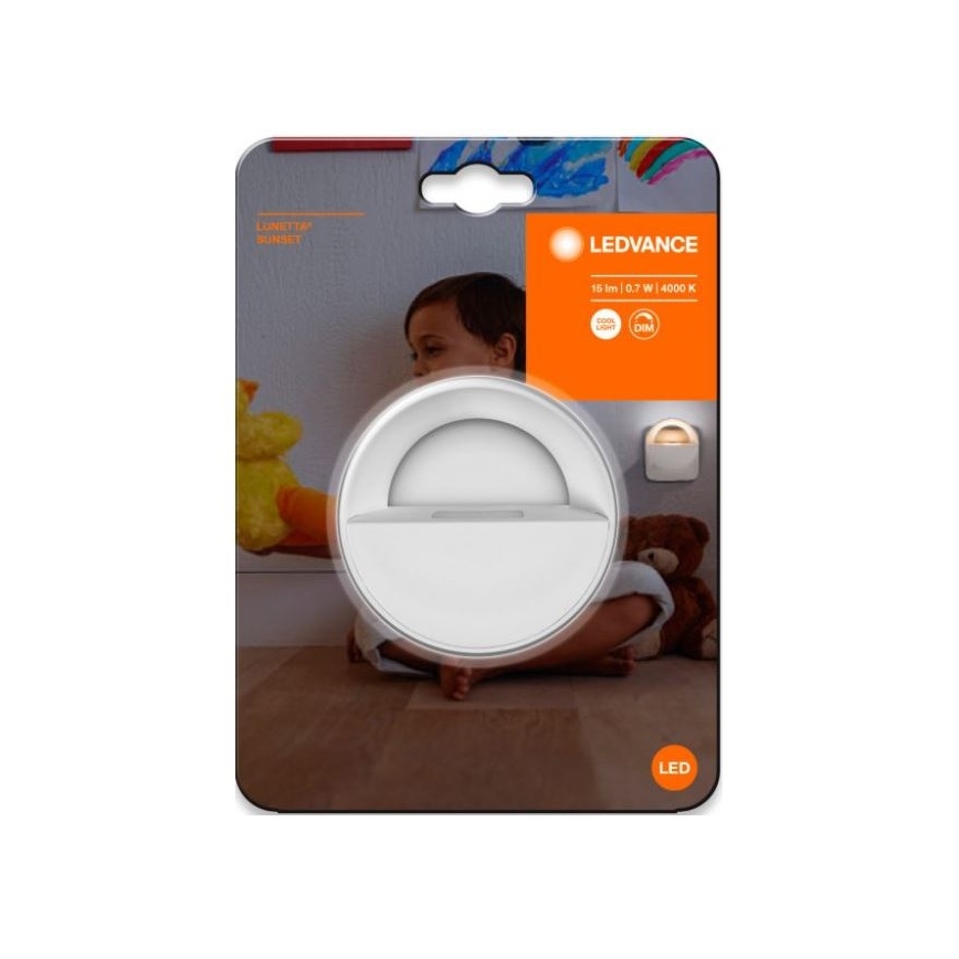 Ledvance - Luz noturna LED regulável LUNETTA LED/0,7W/230V