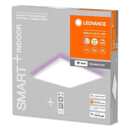 Ledvance - Painel LED RGBW com regulação SMART+ PLANON LED/28W/230V Wi-Fi + controlo remoto