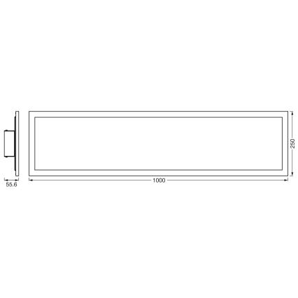 Ledvance - Painel LED RGBW dimerizável SMART+ PLANON LED/30W/230V 3000-6500K Wi-Fi 100x25 cm + comando remoto