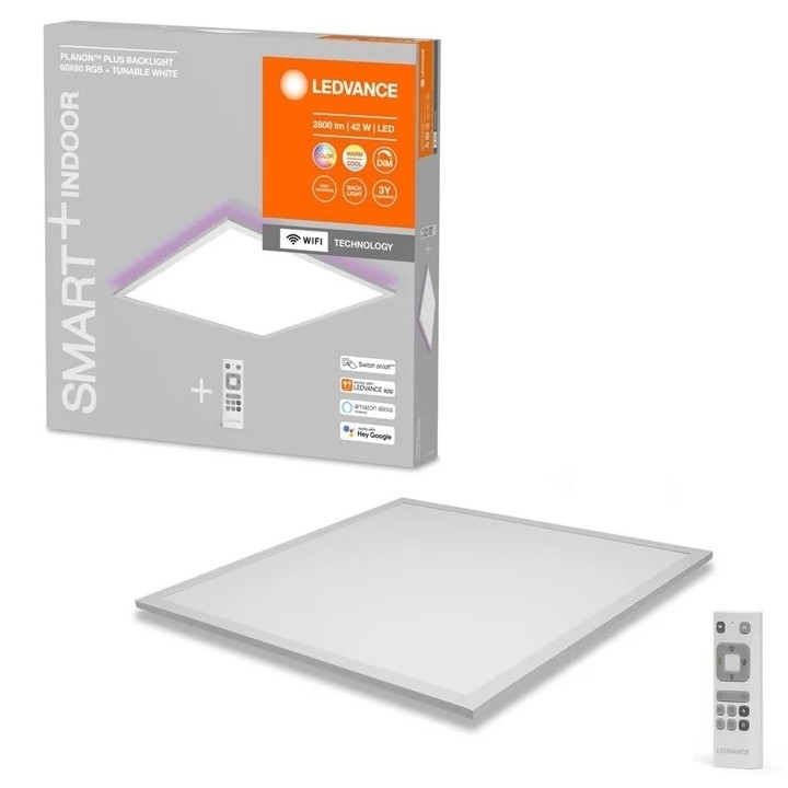 Ledvance - Painel LED RGBW regulável SMART+ PLANON LED/40W/230V 3000-6500K 60x60 cm Wi-Fi + controlo remoto