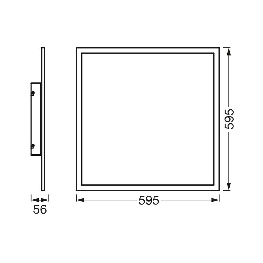 Ledvance - Painel LED RGBW regulável SMART+ PLANON LED/40W/230V 3000-6500K 60x60 cm Wi-Fi + controlo remoto