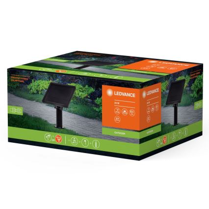 Ledvance - Painel solar híbrido ENDURA 24W/12V 2000 mAh IP67