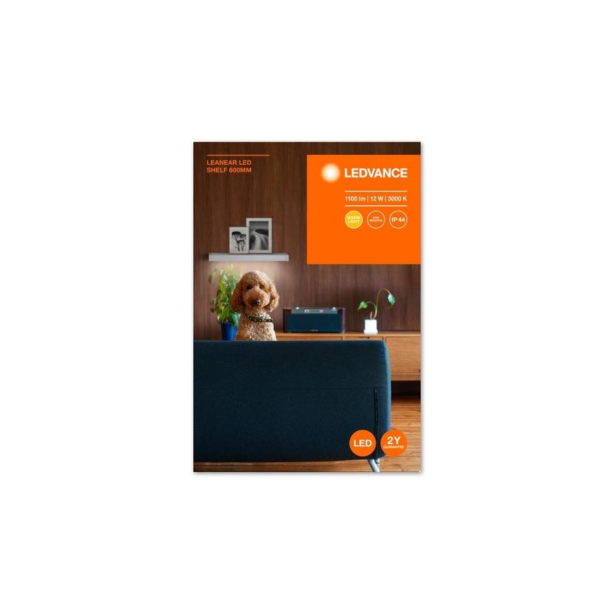 Ledvance - Prateleira com iluminação LED LINEAR LED/12W/230V 60 cm IP44