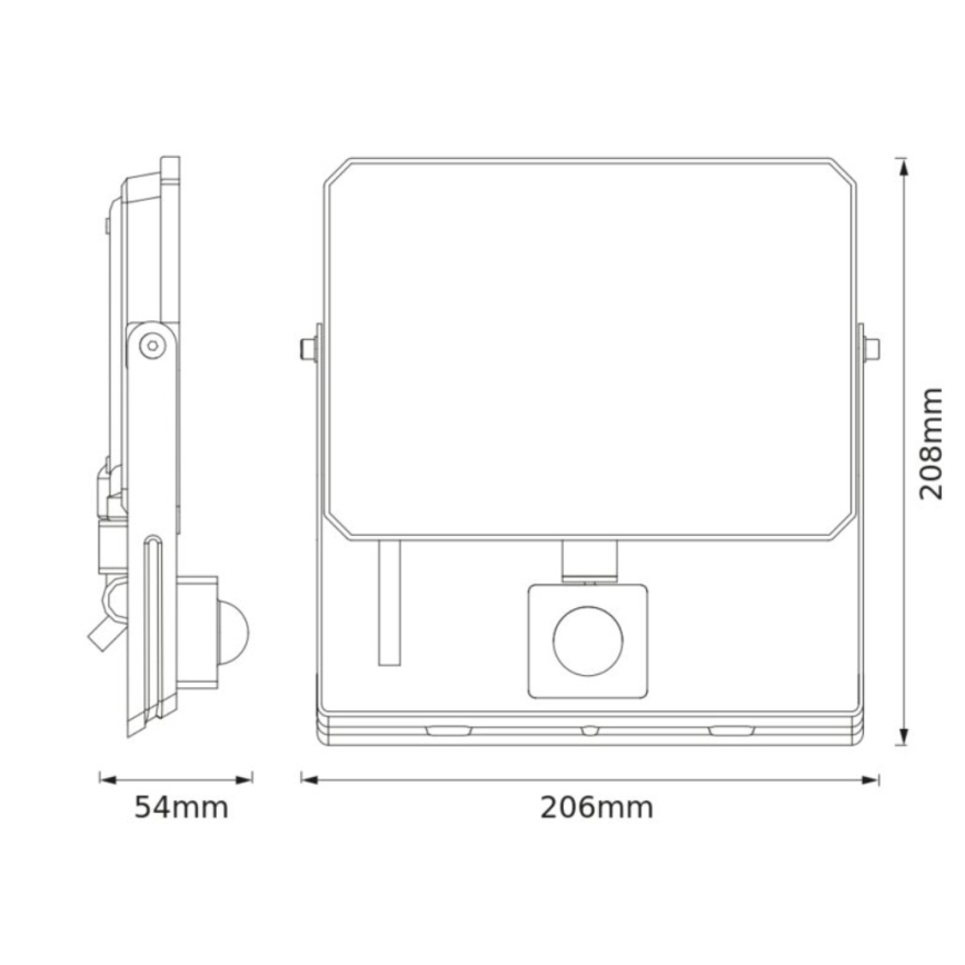 Ledvance - Projetor LED com sensor de movimento e de crepúsculo LED/50W/230V 3000K IP65