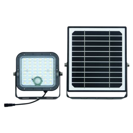 Ledvance - Refletor solar LED regulável com sensor de movimento e crepúsculo FLOOD SPLIT LED/10W/3,2V 5000 mAh IP65 + controlo remoto