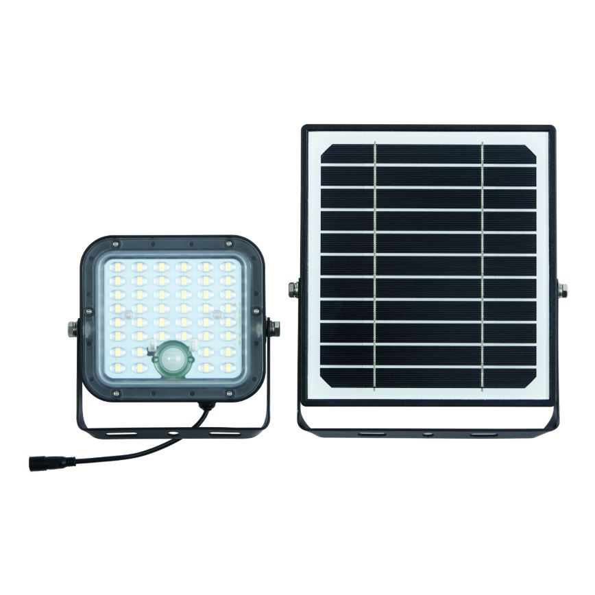 Ledvance - Refletor solar LED regulável com sensor de movimento e crepúsculo FLOOD SPLIT LED/10W/3,2V 5000 mAh IP65 + controlo remoto
