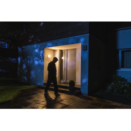Ledvance - Luminária de parede LED exterior com sensor e câmara SMART+ LED/15W/230V Wi-Fi IP44