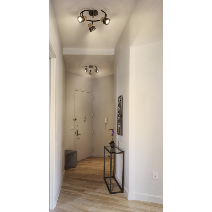 Ledvance - Luminária de embutir LED DECOR CORK 3xGU10/3,4W/230V