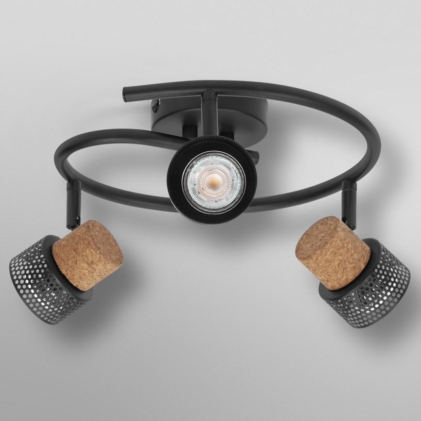 Ledvance - Luminária de embutir LED DECOR CORK 3xGU10/3,4W/230V